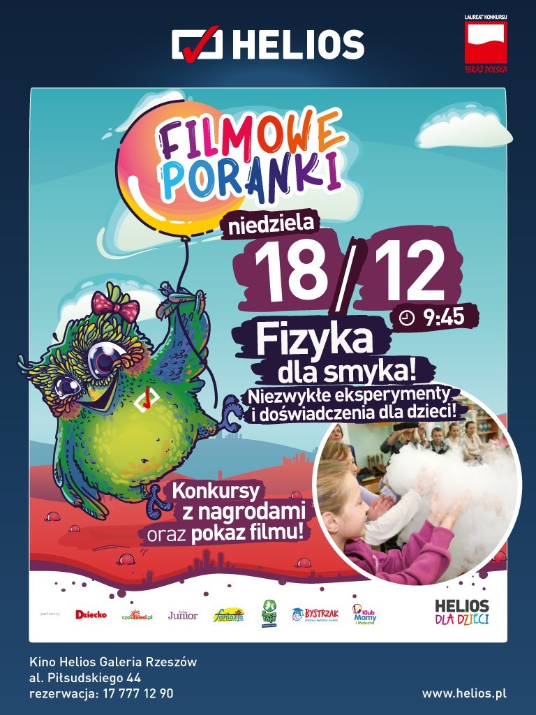 Filmowe Poranki dla Dzieci w Kinie Helios