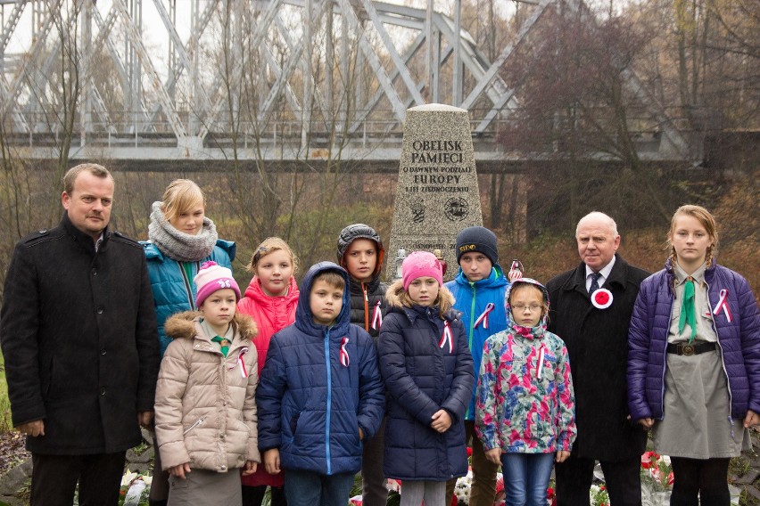 Sosnowiec: uroczystości na Trójkącie Trzech Cesarzy z okazji 11 Listopada [ZDJĘCIA]