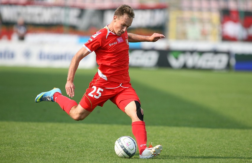 Aleksejs Visnjakovs strzelił bramkę w meczu z Jagiellonią