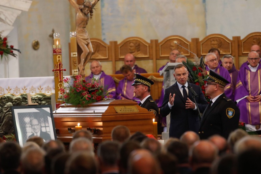Msza św. pogrzebowa Tadeusza Ferenca z udziałem prezydenta Andrzeja Dudy [ZDJĘCIA]
