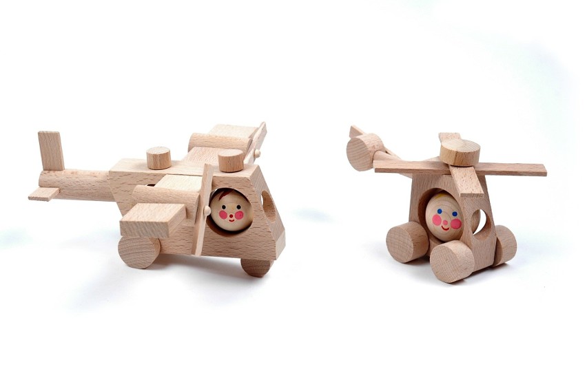4. Prezent dla 3 latka - drewniane zabawki...