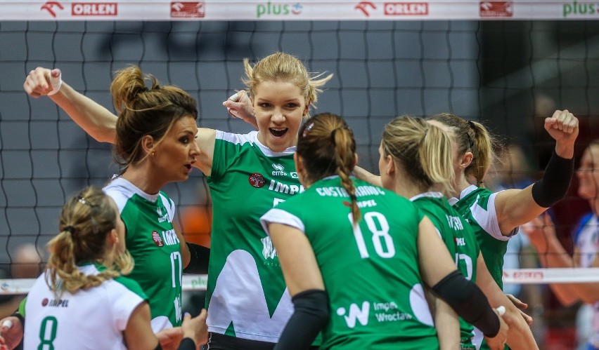 Siatkówka. Atom Trefl - Impel 3:0. Wrocławianki zdeklasowane (ZDJĘCIA, WYNIKI)