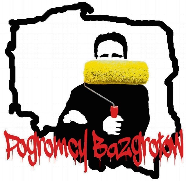 Logo Pogromców Bazgrołów walczących z pseudograffiti