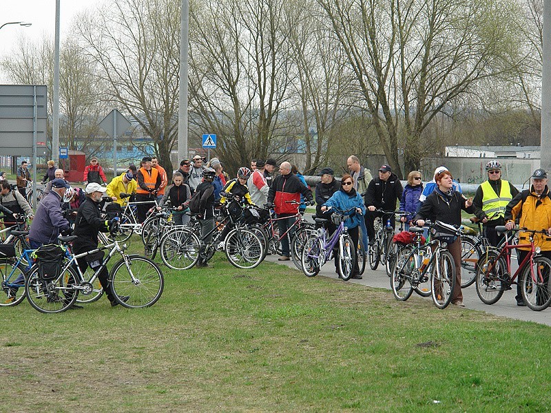 Grudziądz: Stupiędziesięciu uczestników  rajdu rowerowego
