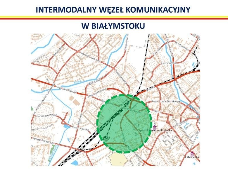 Intermodalny Węzeł Komunikacyjny w Białymstoku. Wizualizacje