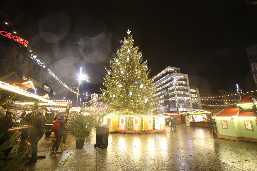 Świąteczna iluminacja Katowic w 2019 roku