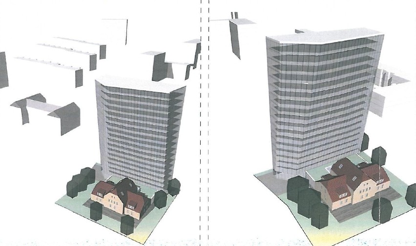 Nie będzie 55-metrowego wieżowca na ul. Wszystkich Świętych w Szczecinie. Najpierw będzie plan zagospodarowania przestrzennego