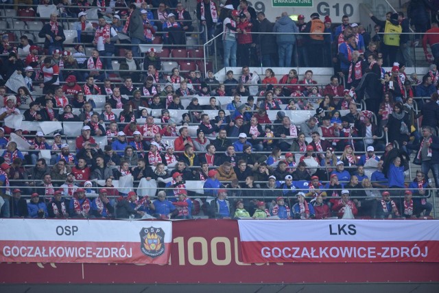 Goczałkowice-Zdrój były widoczne na Stadionie Narodowym podczas meczu Polska - Słowenia.
