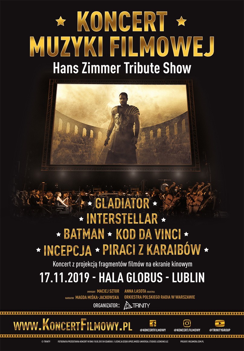 Koncert Muzyki Filmowej Hansa Zimmera w hali Globus. Mamy dla Was bilety