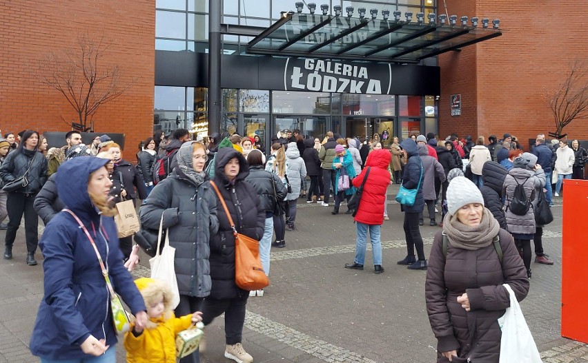 Ewakuacja w Galerii Łódzkiej! Co się wydarzyło w galerii handlowej? ZDJĘCIA