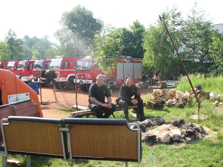 W Aleksandrowie Kujawskim stacjonują strażacy z Podlasia