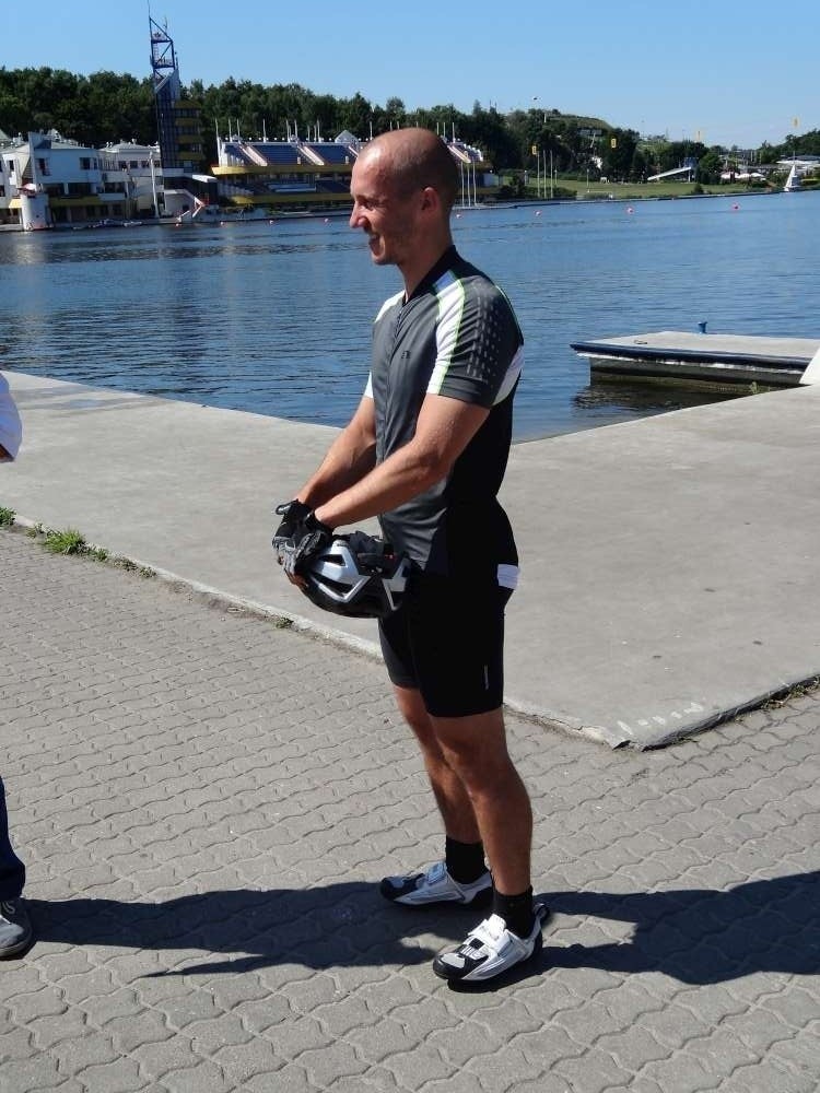 Mezo w Poznaniu trenował przed triathlonem