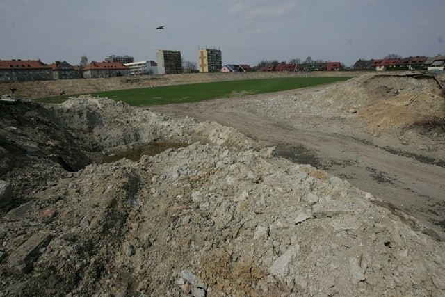 Rozbiórka stadionu GKS Tychy zakończona