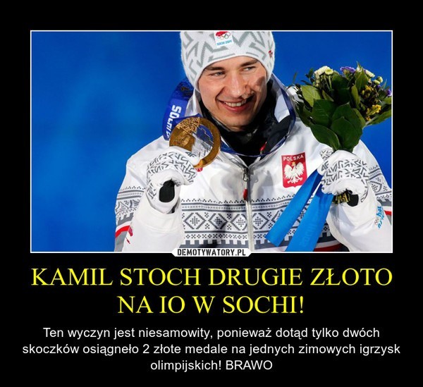 Kamil Stoch zdobył drugi złoty medal igrzysk olimpijskich