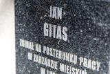 Miał być Gilas, a jest Gitas. Na nagrobku lubelskiego bohatera od lat jest błąd
