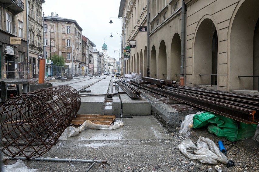 Tramwaje znów przejadą wkrótce ul. Krakowską