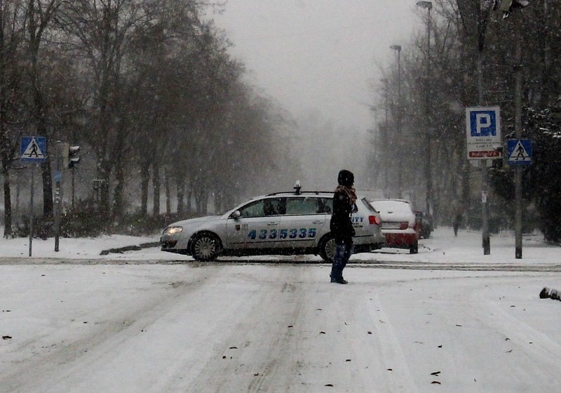 Śnieżyca w Szczecinie - 9 grudnia