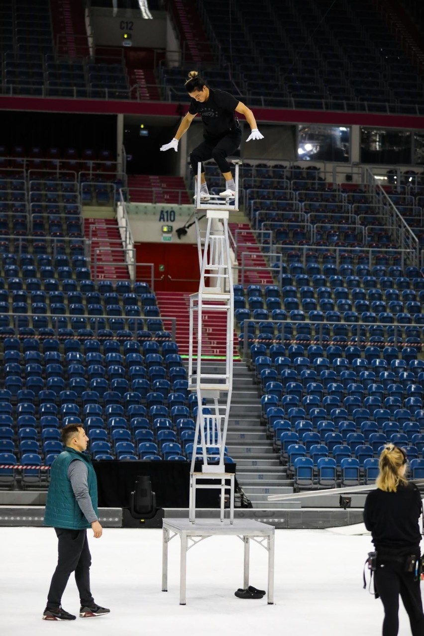 Przygotowania Cirque du Soleil do występu w Krakowie