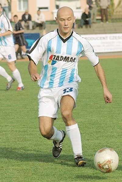 Arkadiusz Jarymowicz tym razem nie zdobył gola, ale był wyróżniającym się zawodnikiem Arki