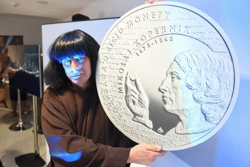 Moneta z Mikołajem Kopernikiem z kolekcji „Wielcy...