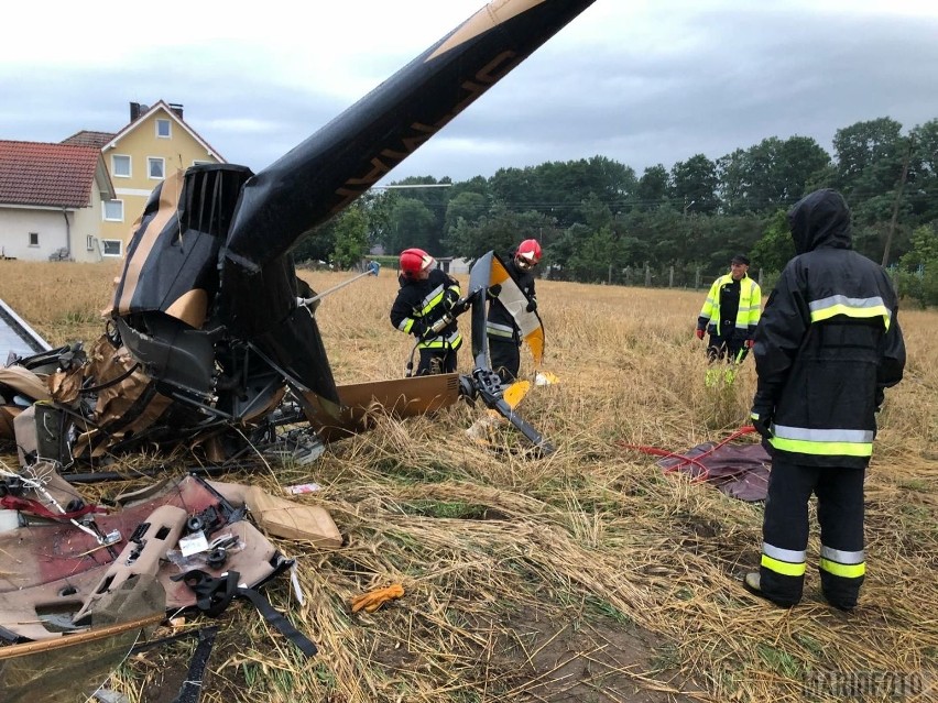 Katastrofa śmigłowca w Domecku. Wywieziono już wrak śmigłowca