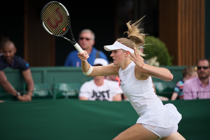 Martyna Kubka na kortach Wimbledonu