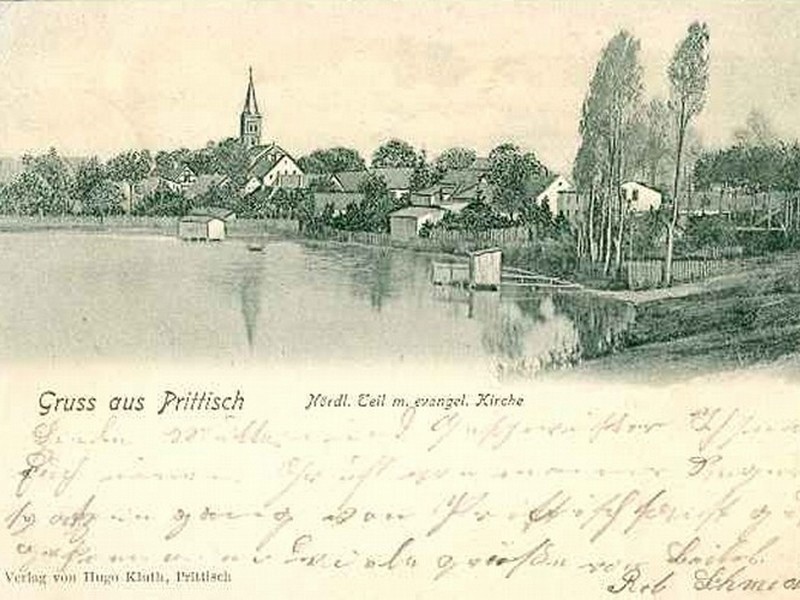 Panorama Przytocznej pod koniec XIX w.