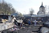 Pożar targowiska przy ul. Ruskiej w Lublinie. Biegli ustalili przyczynę 