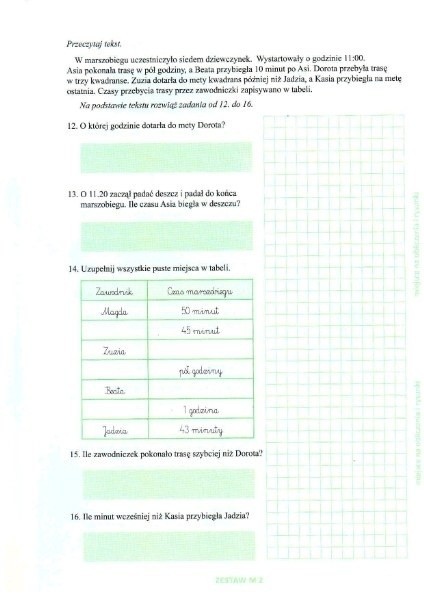 Test OBUT: Matematyka - zestaw 2 [ARKUSZE, ODPOWIEDZI]