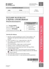 Matura angielski ROZSZERZENIE 2019. Arkusz pytań i odpowiedzi z języka angielskiego POZIOM ROZSZERZONY 8.05.2019