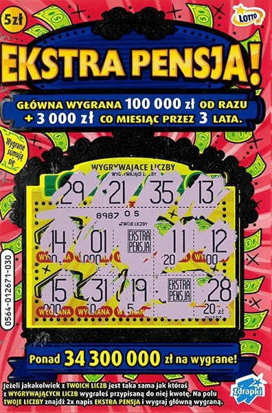 Zawoja. Duża wygrana w zdrapkę Lotto. Szczęśliwiec milionerem nie został, ale na nowe mieszkanie mu wystarczy