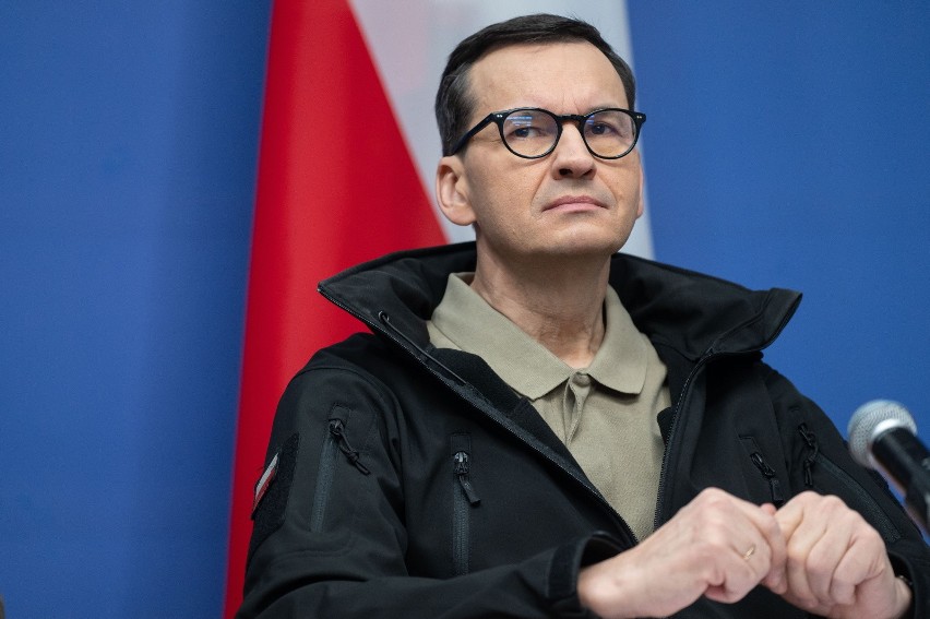 Premier Mateusz Morawiecki w Kijowie: Ta wojna jest testem...