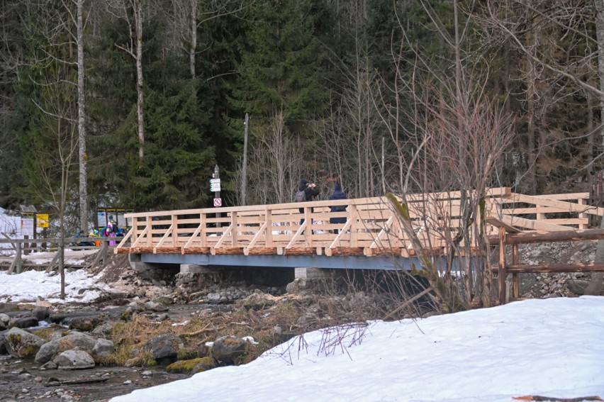 Nowy most na potoku Bystra w Zakopanem