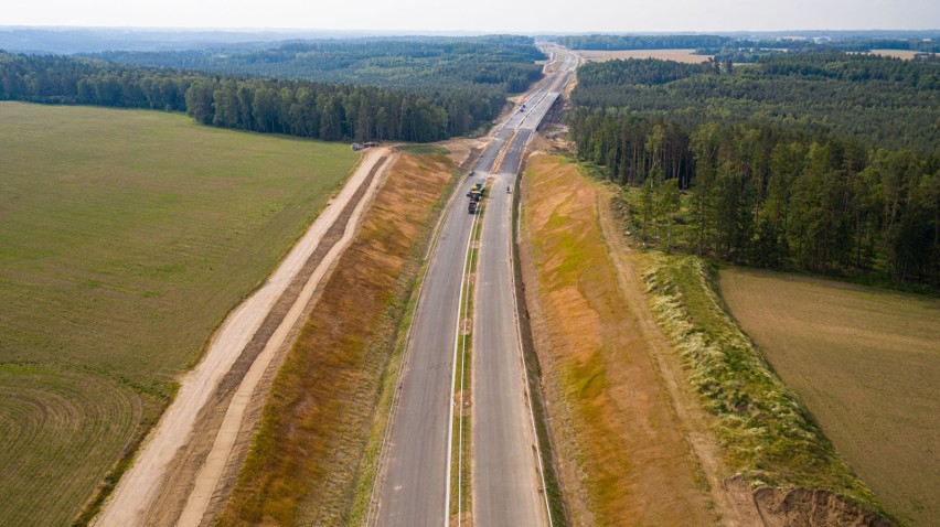 Budowa drogi ekspresowej S11 na odcinku Kłanino - Bobolice.
