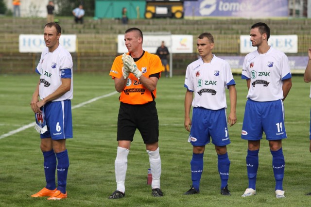 Zawodnicy MKS-u: Tomasz Kazimierowicz, Krzysztof Stodoła, Rafał Niziołek i Maciej Wilusz liczą na wygraną z zespołem, który był dwa razy mistrzem Polski