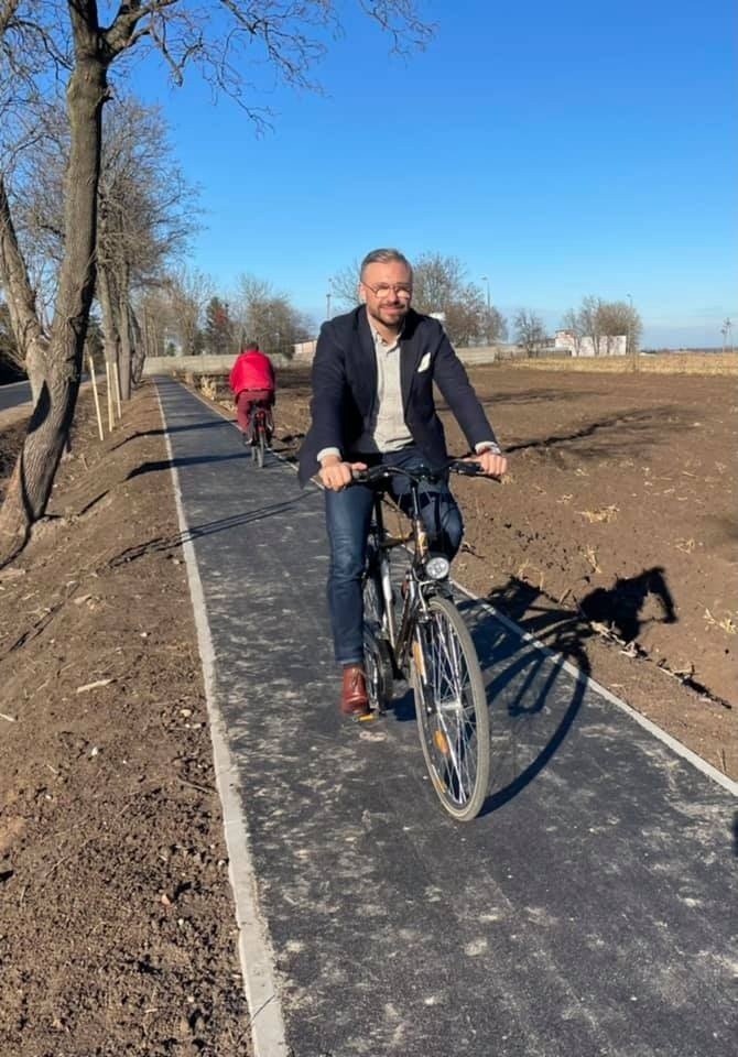 Nowa ścieżka rowerowa koło Rypina już dostępna. Wkrótce ciąg dalszy inwestycji