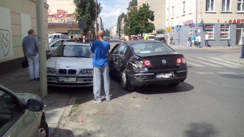 Pijany i bez prawa jazdy spowodował wypadek na Pogonowskiego! Miał 3 promile! [zdjęcia]