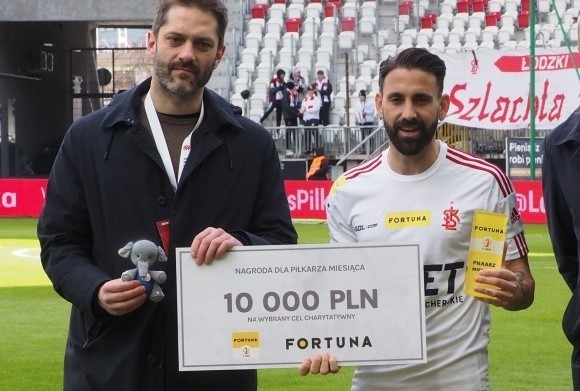 Pirulo, piłkarz ŁKS, otrzymał pieniężną nagrodę. Wiemy, co z nią zrobił!