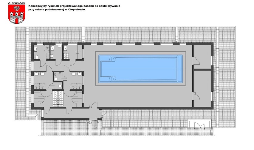 Jest umowa na projekt pływalni w Ciepielowie. Będzie to pierwszy basen na terenie powiatu 