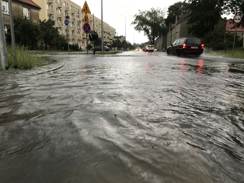 Podtopienia w Słupsku