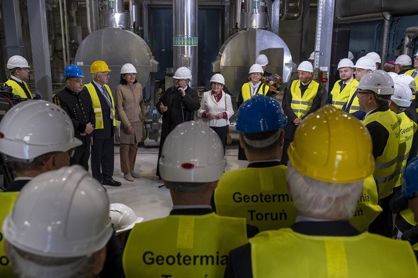 Ciepłownia spółki Geotermia Toruń została oficjalnie otwarta...