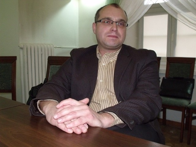 Tomasz Staniek, przewodniczący Rady Miejskiej w Opatowie