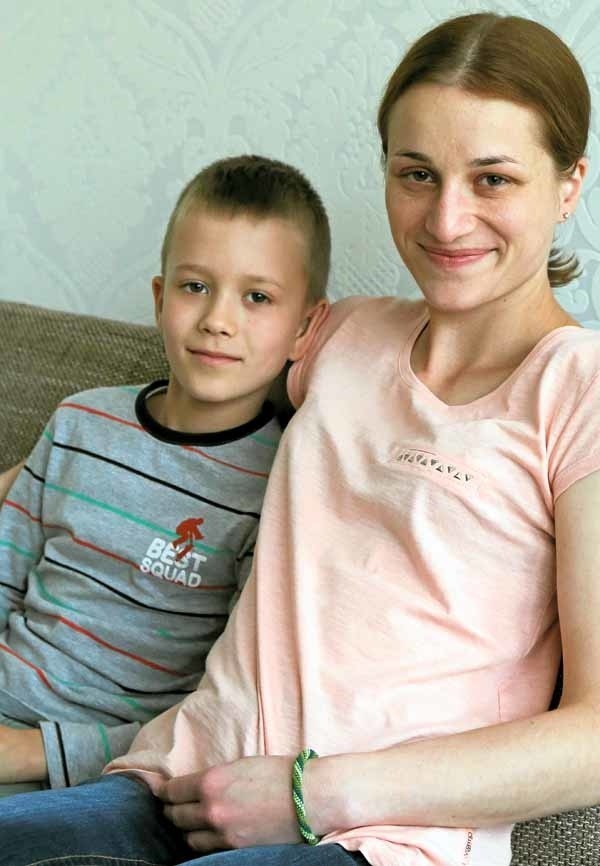 Kasia (na zdjęciu z synem) odzyskała nadzieję na zdrowie