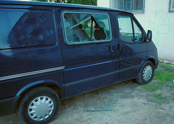 Samochód stał na jednym z parkingów