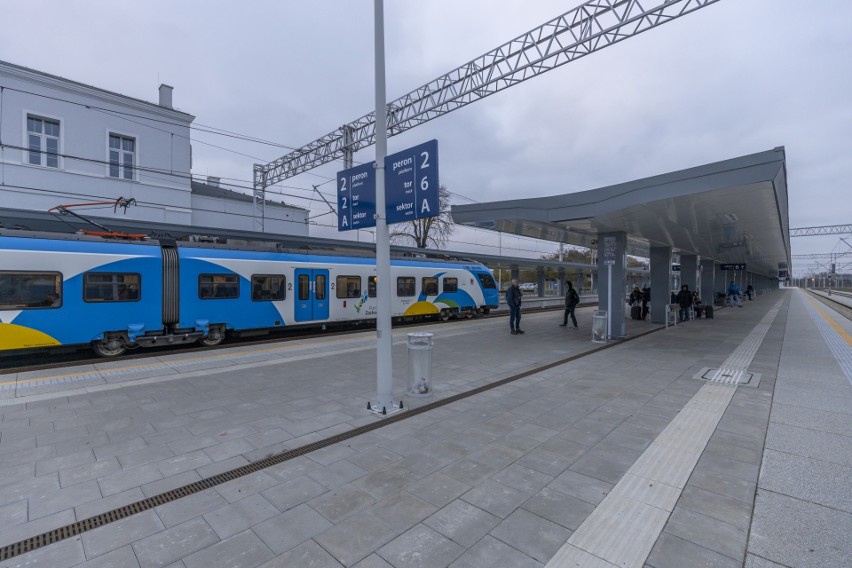 Przebudowana stacja  w Choszcznie