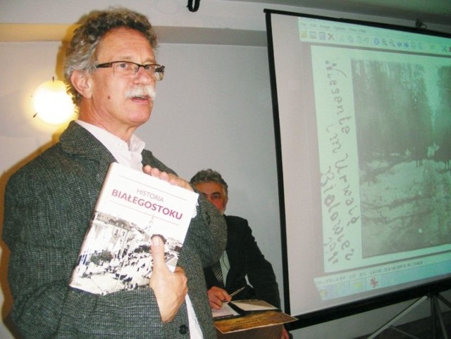 Andrzej Lechowski podczas spotkania w Czerlonce