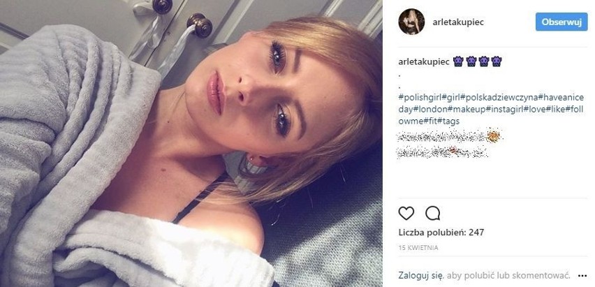 Arleta Kupiec gwiazdą Instagrama