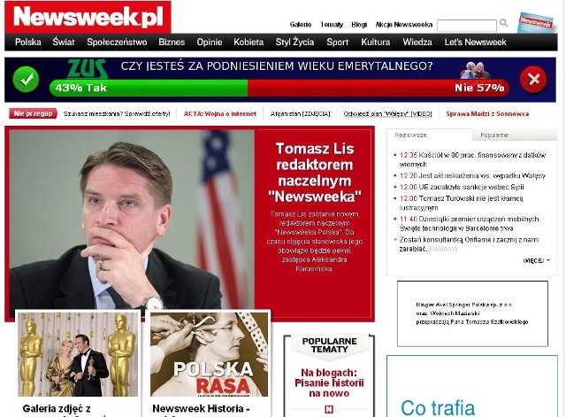 Strona Newsweek.pl
