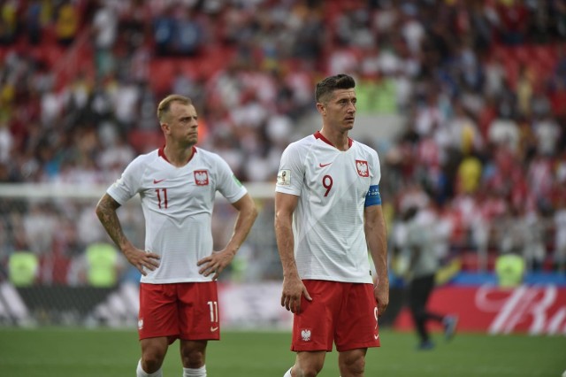 19.06.2018 moskwamistrzostwa swiata w rosji mecz grupy h polska senegal na stadionie spartak moskwa nz kamil grosicki robert lewandowski world cup in russia match between poland and senegal grup h in moscow on spartak stadiumfot. bartek syta / polska press