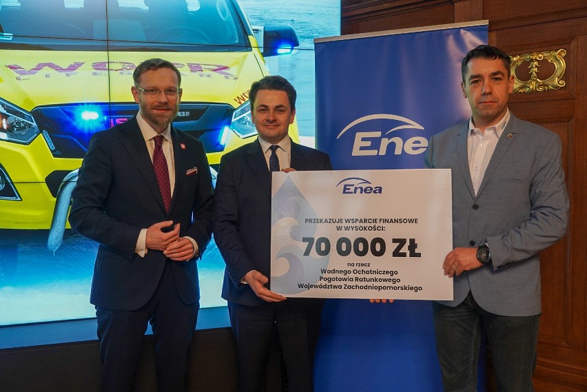 Zachodniopomorski WOPR dostał od ENEI brakującą kwotę na samochody terenowe                                                             
